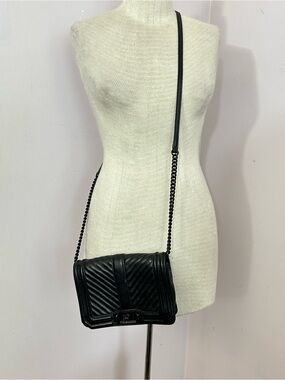 Rebecca Minkoff Black Leather Crossbody Bag